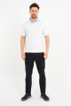 Beige Contrast Collar Short Sleeve Polo Shirt