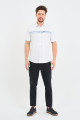 Servalli Shirt Collar Short Sleeve Printed - BLUE