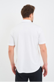 Servalli Shirt Collar Short Sleeve Printed - GREY