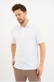 Servalli Polo Collar Short Sleeve - WHITE