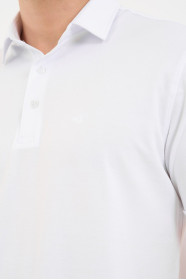 Servalli Polo Collar Short Sleeve - WHITE