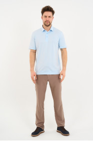Servalli Polo Collar Short Sleeve - LIGHT BLUE