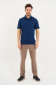 Servalli Polo Collar Short Sleeve - MARINE