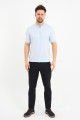 Servalli Zip Polo Collar Short Sleeve - NAVY