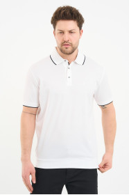 Bosmenti Polo Collar Short Sleeve - WHITE
