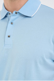 Bosmenti Polo Collar Short Sleeve - LIGHT BLUE