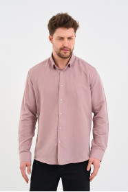 Lilac Long Sleeve Linen Shirt