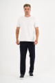 Bone Interlock Crew Neck T-Shirt