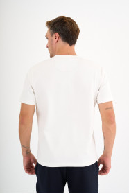 Bone Interlock Crew Neck T-Shirt