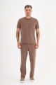 Bone Interlock Crew Neck T-Shirt