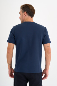 Marine Interlock Crew Neck T-Shirt