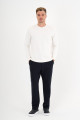 Bottle Green Interlock Crew Neck Sweatshirt