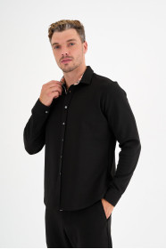 Black Interlock Shirt