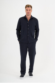 Navy Interlock Shirt