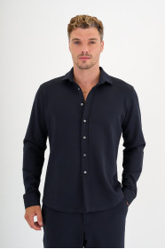 Navy Interlock Shirt