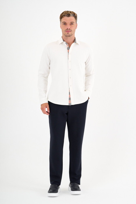 Bone Interlock Shirt