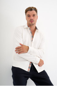Bone Interlock Shirt