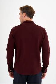 Burgundy Interlock Shirt