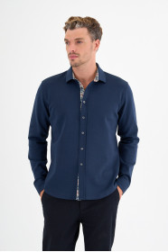 Marine Blue Interlock Shirt