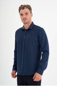 Marine Blue Interlock Shirt