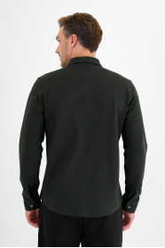 Dark Green Interlock Shirt