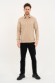 Bosmenti Long Sleeve Polo Collar - BLACK