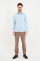 Bosmenti Long Sleeve Polo Collar - BLACK