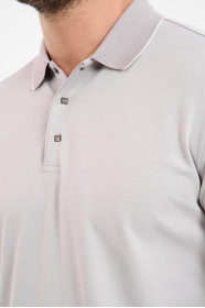 Bosmenti Polo Collar Short Sleeve - LILAC