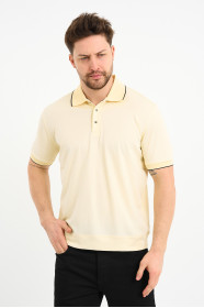 Bosmenti Polo Collar Short Sleeve - YELLOW