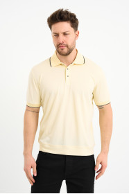 Bosmenti Polo Collar Short Sleeve - YELLOW