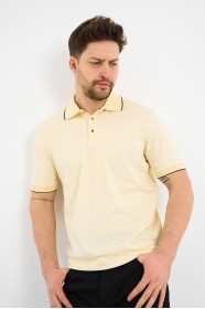 Bosmenti Polo Collar Short Sleeve - YELLOW