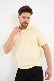 Bosmenti Polo Collar Short Sleeve - YELLOW