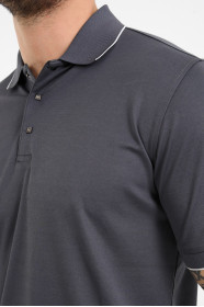 Bosmenti Polo Collar Short Sleeve - SMOKE