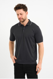 Bosmenti Polo Collar Short Sleeve - DARK PURPLE
