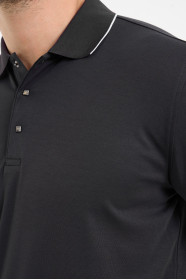 Bosmenti Polo Collar Short Sleeve - DARK PURPLE