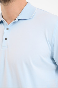 Bosmenti Polo Collar Short Sleeve - LIGHT BLUE