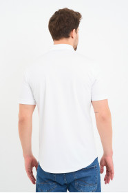 Bosmenti Shirt Collar Short Sleeve Striped - MINT