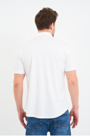 Bosmenti Shirt Collar Short Sleeve Striped - MINK