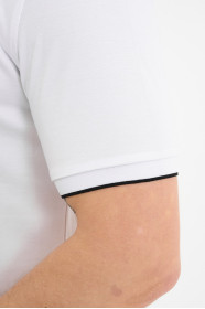 Bosmenti Crew Neck Short Sleeve T-Shirt - WHITE