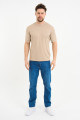 Bosmenti Crew Neck Short Sleeve T-Shirt - DARK GREEN