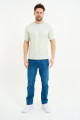 Bosmenti Crew Neck Short Sleeve T-Shirt - DARK GREEN