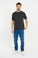 Bosmenti Crew Neck Short Sleeve T-Shirt - DARK GREEN