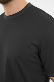 Bosmenti Crew Neck Short Sleeve T-Shirt - DARK GREEN