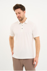 Bosmenti Polo Collar Short Sleeve - WHITE