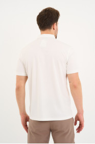 Bosmenti Polo Collar Short Sleeve - WHITE