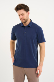 Bosmenti Polo Collar Short Sleeve - NAVY