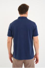 Bosmenti Polo Collar Short Sleeve - NAVY