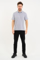 Bosmenti Polo Collar Short Sleeve - GREY