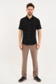 Bosmenti Shirt Collar Short Sleeve - BLACK