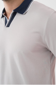Bosmenti Polo Collar Short Sleeve - LILAC